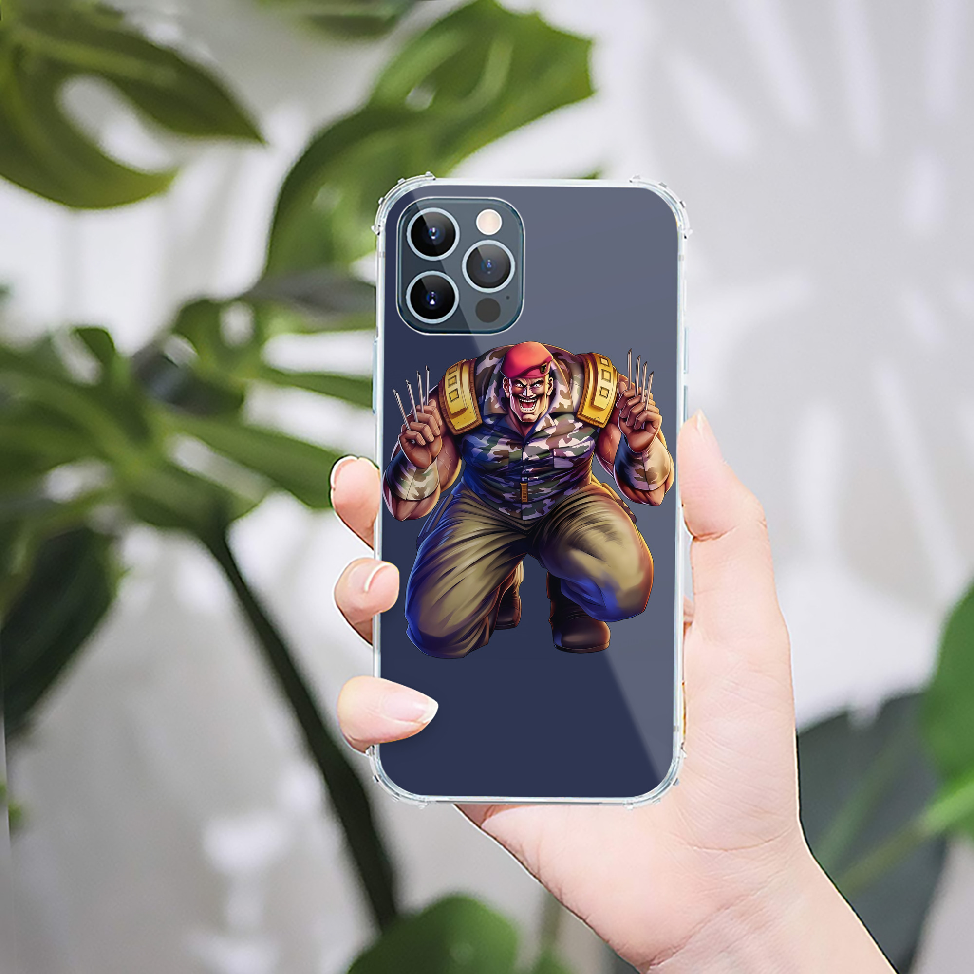 （画像用） 北斗の拳 Fist of the North Star 【iPhone 12シリーズ対応】透明スマホケース（クリアソフトケース）